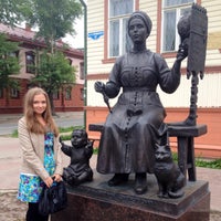 Photo taken at Памятник женам-берегиням семейного очага by Светлана Е. on 6/14/2014