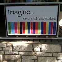 Photo taken at Imagine . . . A Fair Trade Craft Gallery by Amanda D. on 4/12/2013