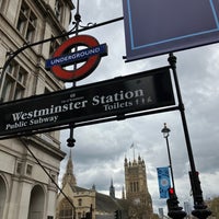 Photo taken at Westminster London Underground Station by 切江 智. on 5/1/2023