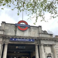 Photo taken at Embankment London Underground Station by 切江 智. on 5/6/2023