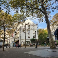 Photo taken at Place des Abbesses by Santiago T. on 10/29/2022