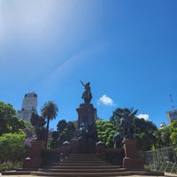 Photo taken at Plaza Libertador General San Martín by Santiago T. on 11/30/2023