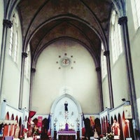 Photo taken at Église gallicane Sainte Rita by Mira S. on 4/4/2014