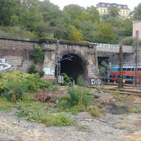 Photo taken at Vinohradské železniční tunely by Werki on 9/27/2019