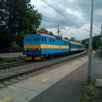 Photo taken at Železniční zastávka Černošice by Werki on 5/14/2018