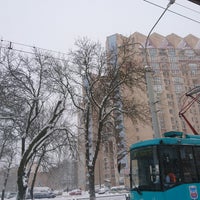 Photo taken at Остановка «Улица Севастопольская» by Alex Z. on 3/3/2018