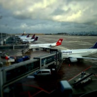 Photo taken at Lufthansa Flight LH 1013 by Florian S. on 1/1/2013