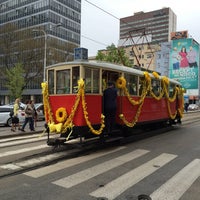 Photo taken at Mariánska (tram) by Lucia B. on 4/15/2016