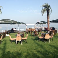 Photo taken at Shaya Beach Cafe &amp;amp; Restaurant by Serden on 5/22/2013