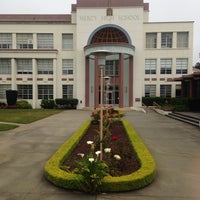 Photo taken at Mercy High School by Lisette E. on 5/2/2014