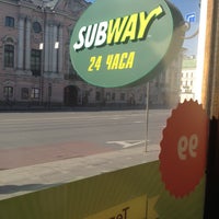 Photo taken at SUBWAY by Илья У. on 4/17/2013