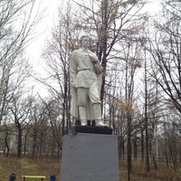 Photo taken at Памятник Горькому by Simon T. on 11/2/2013