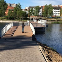 Photo taken at Деревянный мост by Simon T. on 6/10/2018