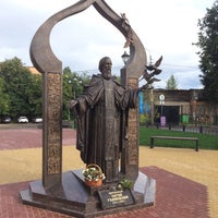 Photo taken at Monument to Sergius of Radonezh by Simon T. on 8/16/2015
