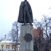 Photo taken at Monument to Peter Nesterov by Simon T. on 12/21/2013