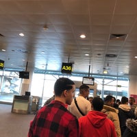 Photo taken at Gate A36 by Claudia M. on 3/4/2018
