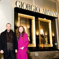 Photo taken at Giorgio Armani by Vicky M. on 3/20/2015