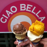 Photo taken at Ciao Bella Gelato by Christina H. on 4/14/2013