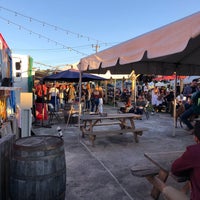 Photo taken at The Lot Beer Garden by L .. on 10/3/2020