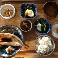 Photo taken at あきゅらいず 森の食堂 by Lien N. on 5/14/2013