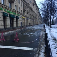 Photo taken at Остановка «Благодатная (Московский просп.)» by Екатерина Н. on 11/19/2016