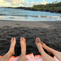 Photo taken at Black Sand Beach by Rory A. on 1/2/2023