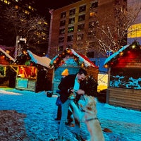 Photo taken at Place des Festivals by Pouya H. on 1/7/2023