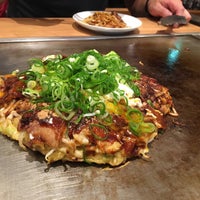 Photo taken at Okonomiyaki Kiji by Tiffany H. on 5/3/2019