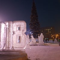 Photo taken at Парк на ул. Бориса Ручьева by Максим К. on 1/6/2018