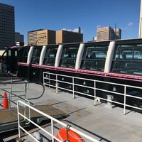 Photo taken at Water bus Hamarikyu Station by natsu n. on 2/18/2020