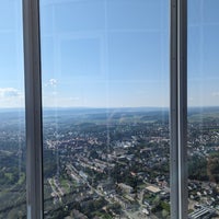 Photo taken at ThyssenKrupp Aufzug-Testturm by André R. on 9/10/2023