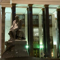Photo taken at Памятник Ф. М. Достоевскому by Alex C. on 1/12/2020
