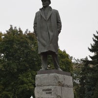 Photo taken at Памятник В. И. Ленину by Alex C. on 10/3/2018