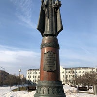 Photo taken at Памятник Даниилу Московскому by Alex C. on 3/25/2018