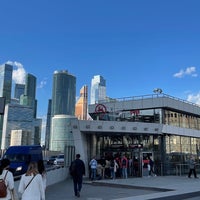 Photo taken at metro Kutuzovskaya by Alex C. on 5/24/2021