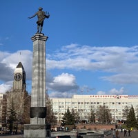 Photo taken at Театральная площадь by Alex C. on 5/1/2019