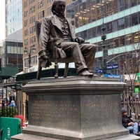 Photo taken at Horace Greeley Monument by Alex C. on 3/14/2019