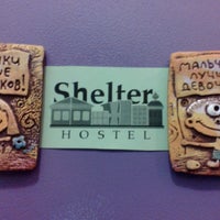 Photo taken at Shelter Hostel by Сергей К. on 12/25/2012