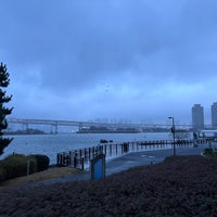 Photo taken at Odaiba Marine Park by 미스터리 on 2/29/2024