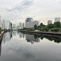 Photo taken at Rakusuibashi Bridge by 미스터리 on 7/12/2023