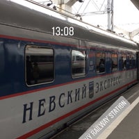 Photo taken at Поезд №747/748 «Невский Экспресс» Санкт-Петербург — Москва by Ivan T. on 10/15/2017