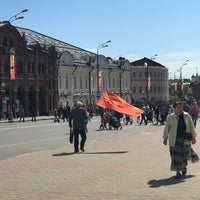 Photo taken at Советская площадь by Ivan T. on 5/9/2018
