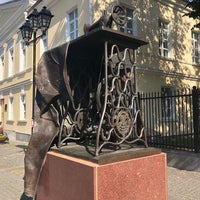 Photo taken at Памятник швейной машинке by Ivan T. on 8/19/2018