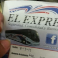 Photo taken at El Expreso Bus Company by Juana E. on 8/3/2013