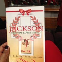 Photo taken at Jackson Memorial Baptist Church by Shayna R. on 12/23/2012
