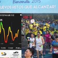 Photo taken at Carrera San Silvestre 2014 by Aura S. on 1/1/2015