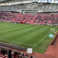カシマサッカースタジアム アウェイ側ゴール裏 Soccer Stadium カシマサッカースタジアム アウェイ側ゴール裏 Soccer Stadium