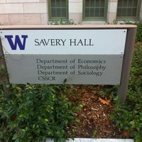 Photo taken at Savery Hall by Jorge R. on 11/25/2012