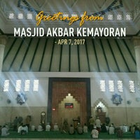 Photo taken at Masjid Akbar Kemayoran by Oyi K. on 4/7/2017