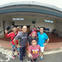 Photo taken at Lapangan Tenis RSPAU Halim by Oyi K. on 1/8/2017